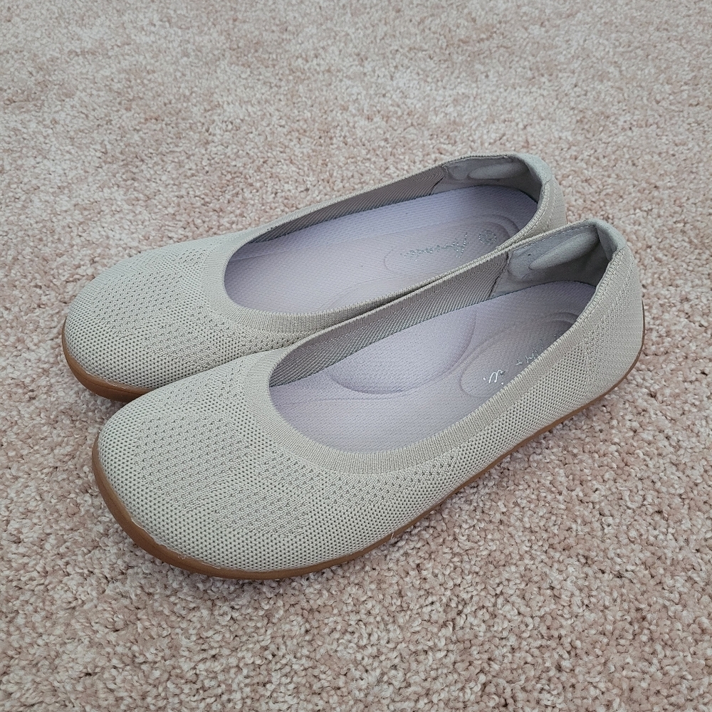 Arromic Extra Wide Round Toe - Nude 8.5